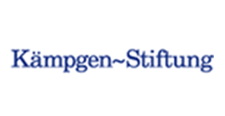 Logo der Kämpgen-Stiftung, blauer Schriftzug