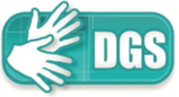 Symbol "DGS / Gebärdensprache"